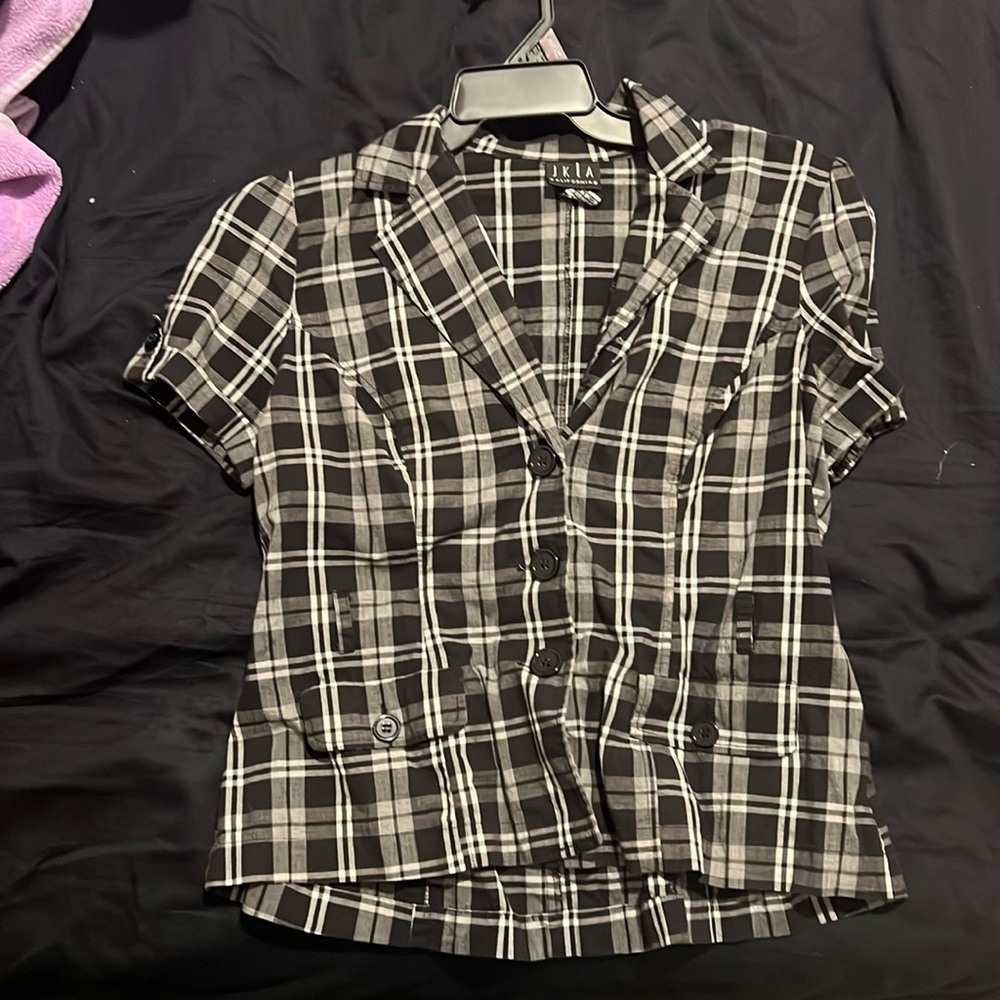 button flannel